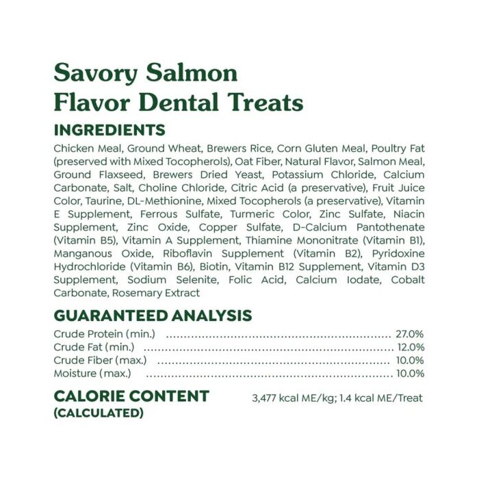 Greenies Cat Dental Treat - Savory Salmon 60g