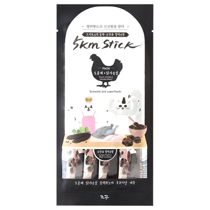 Cho and Kang Cat Treat (Black) - 5km Stick - Chicken 4x14g