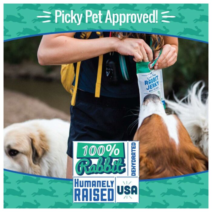 Smart Cookie Dog Treat - Grain Free Rabbit Jerky 3oz