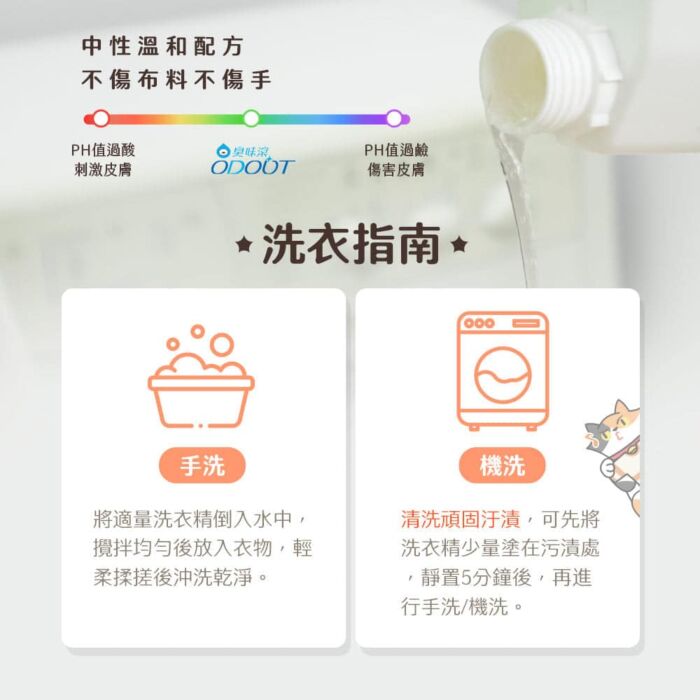ODOUT 臭味滾 布類清潔液 4L (貓用)