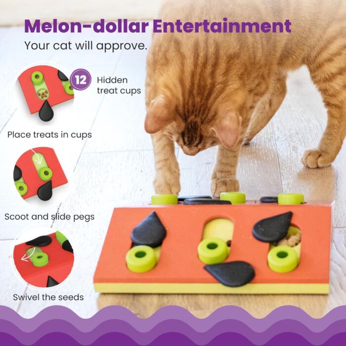 Petstages 貓玩具 - 西瓜拼盤 (難度2: 低階)