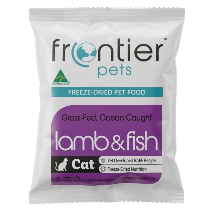 試食裝 Frontier Pets 澳洲貓糧 - 凍乾脫水三文魚&草飼羊肉