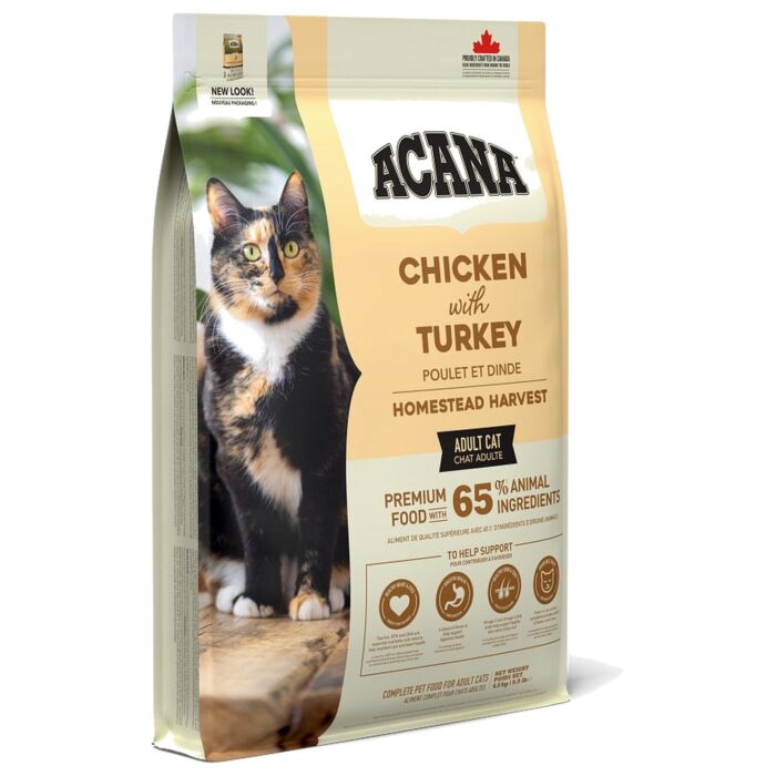 Acana 加拿大愛肯拿貓乾糧 - 農場豐收 (雞肉 + 火雞)