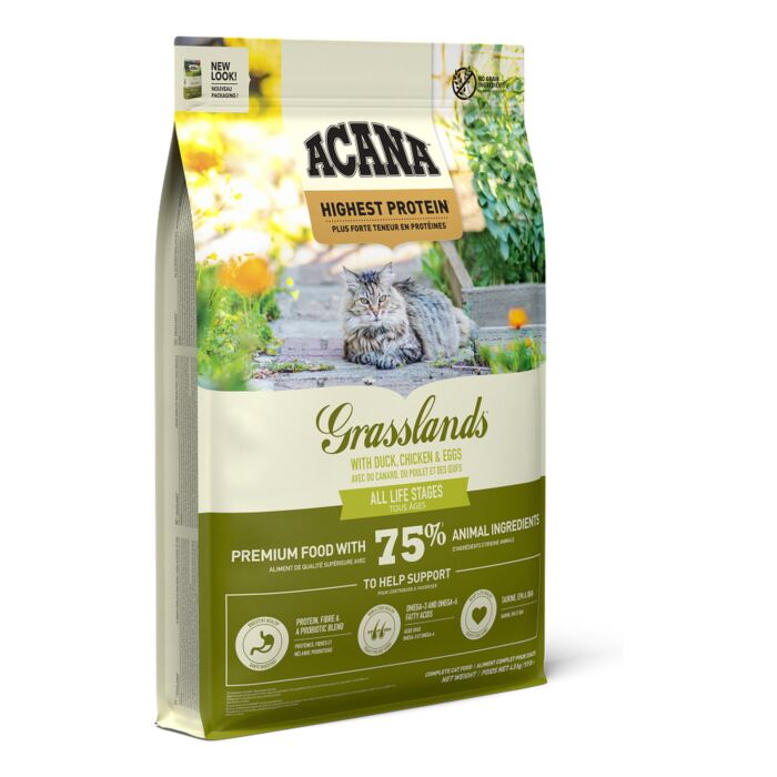 Acana 加拿大愛肯拿貓乾糧 -區域系列 - 無穀物草原 (鴨肉 + 雞肉)
