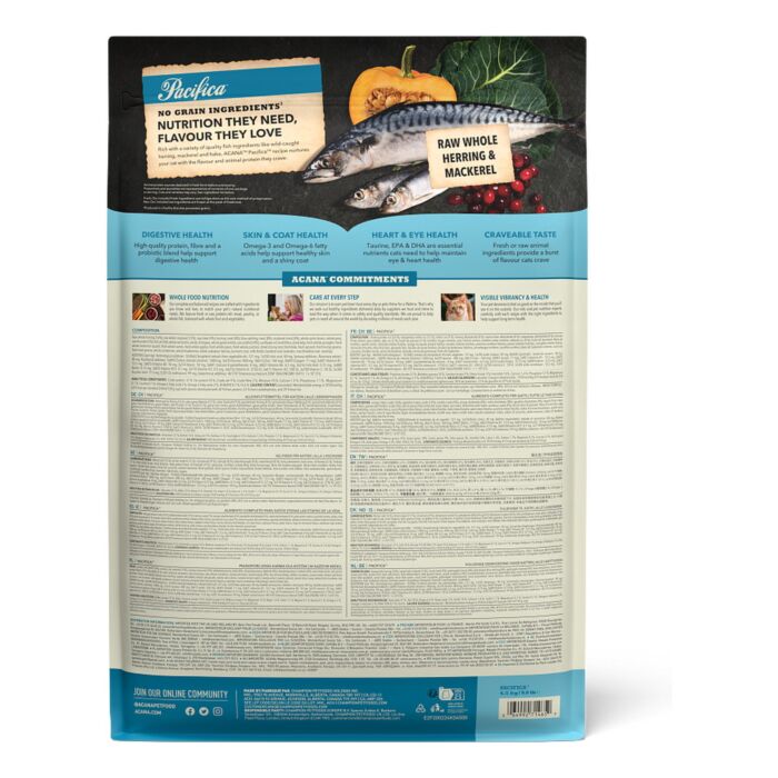 Acana Cat Food - Regionals Grain Free - Pacifica Herring
