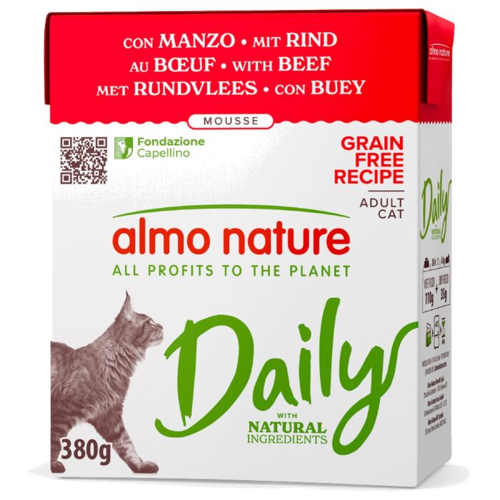 Almo Nature Daily Cat Carton - Beef