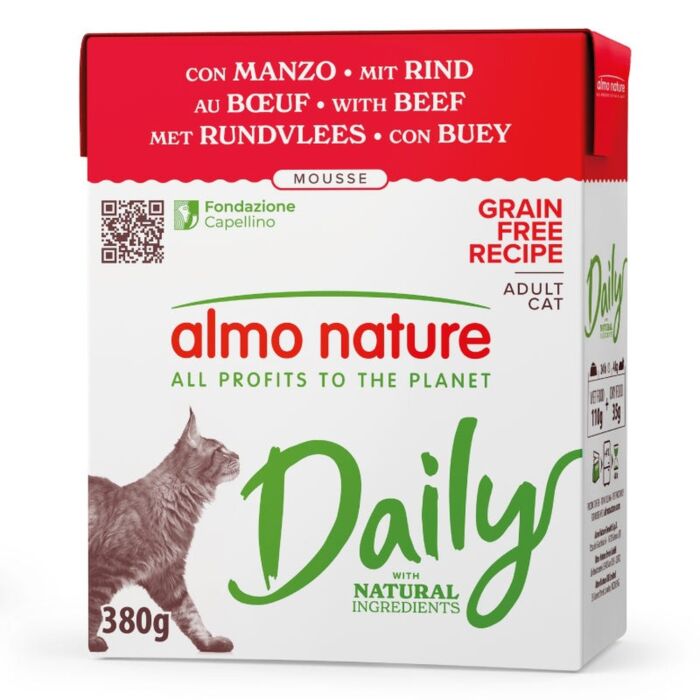 Almo Nature Daily Cat Carton - Beef