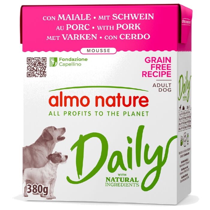 Almo Nature Daily Dog Carton - Pork 380g
