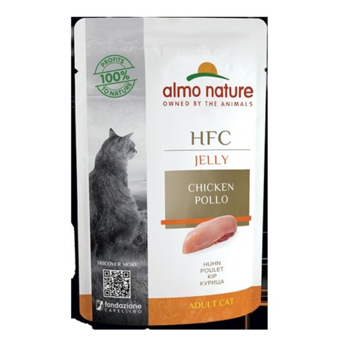 Almo Nature 貓濕糧 - HFC啫喱  - 雞肉 55g
