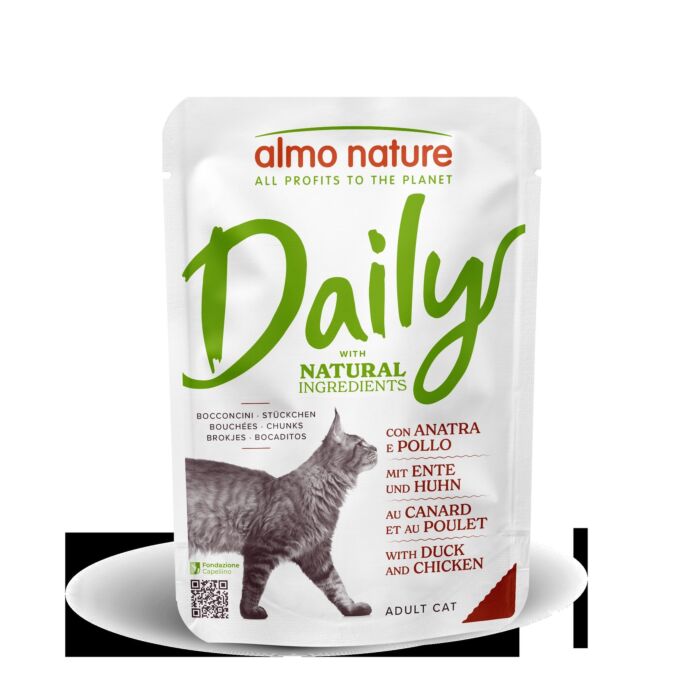Almo Nature 貓濕糧 - Daily - 鴨肉雞肉配方 70g
