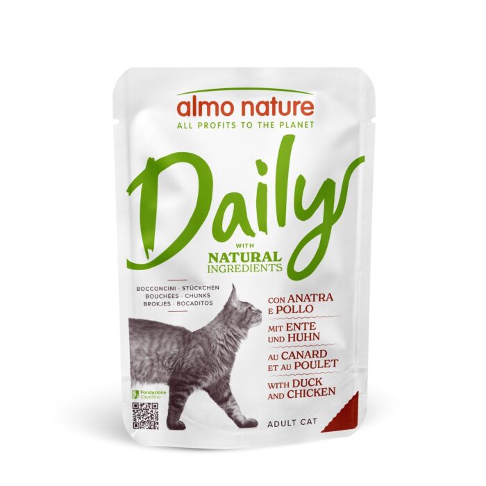 Almo Nature 貓濕糧 - Daily - 鴨肉雞肉配方 70g
