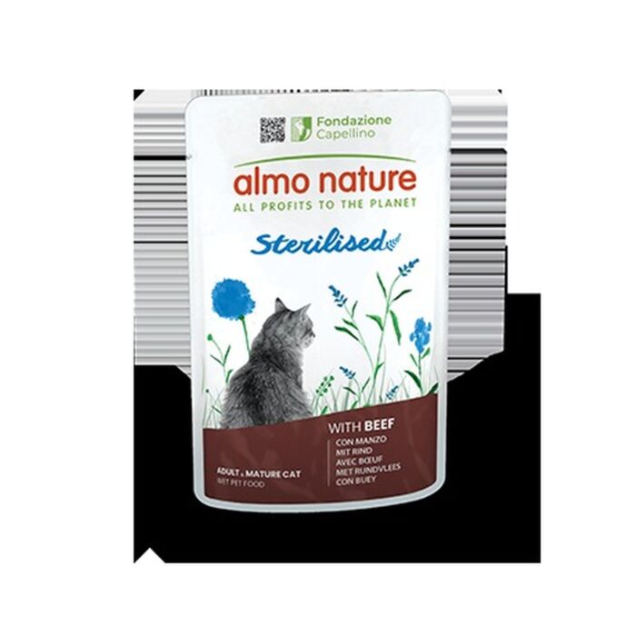Almo Nature 貓濕糧 - 絕育貓鮮包 - 牛肉 70g