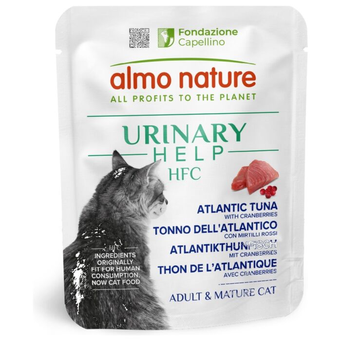 Almo Nature Cat Pouch - HFC Urinary Help Atlantic Tuna with Cranberries 50g