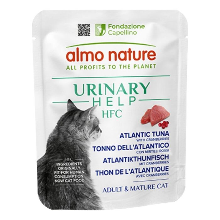 Almo Nature Cat Pouch - HFC Urinary Help Atlantic Tuna with Cranberries 50g