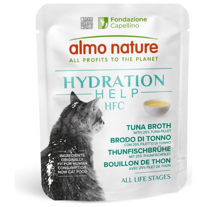 Almo Nature HFC 貓濕糧 - 水潤護理鮮湯包 - 吞拿魚湯+吞拿魚肉配方 50g