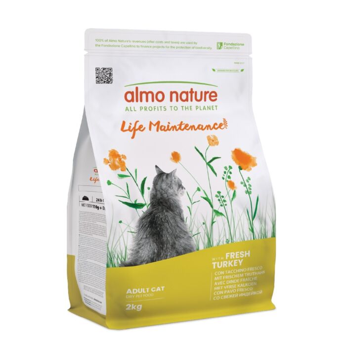 Almo Nature 貓乾糧 - Life Maintenance - 火雞肉配方