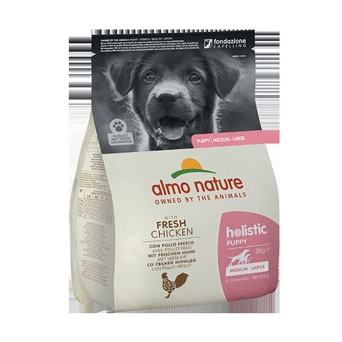 Almo Nature Dog Food - Holistic Medium & Large Puppy - Chicken & Rice
