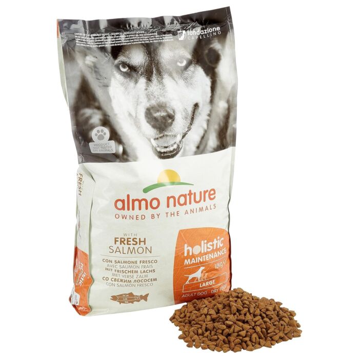 Almo Nature 狗乾糧 - Holistic 中大型犬 - 三文魚配方