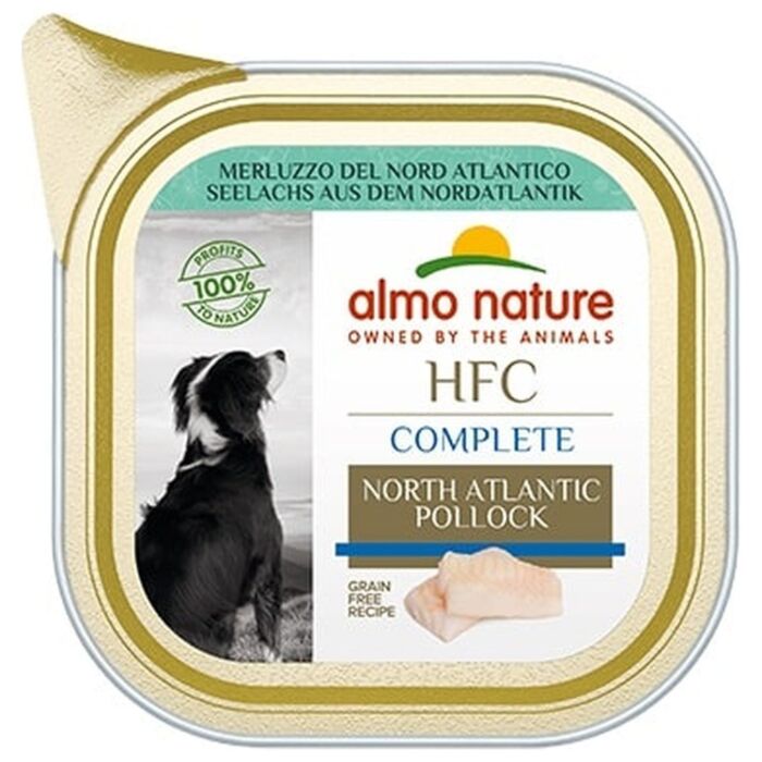 Almo Nature Dog Tray - HFC Human Grade - North Atlantic Pollock 85g