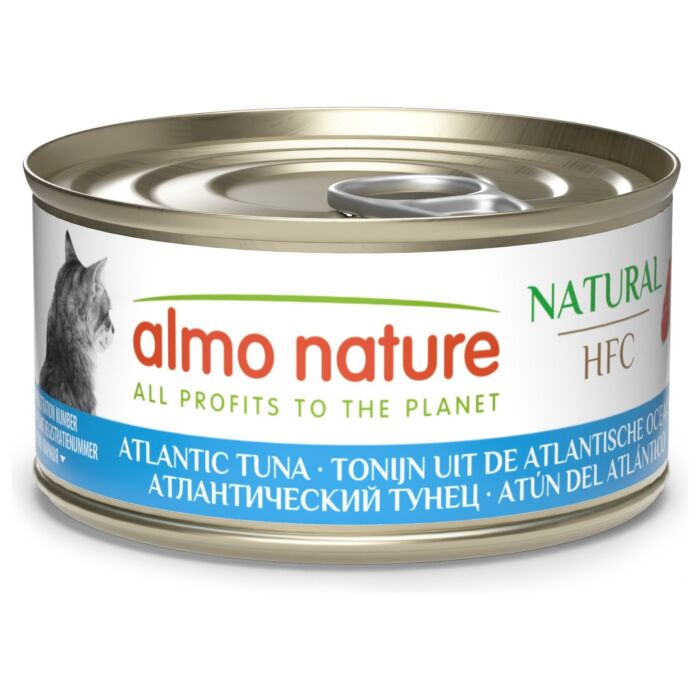 Almo Nature Cat Can - HFC Human Grade - Atlantic Ocean Tuna