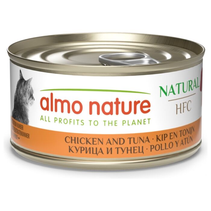 Almo Nature Cat Can - HFC Human Grade - Tuna & Chicken