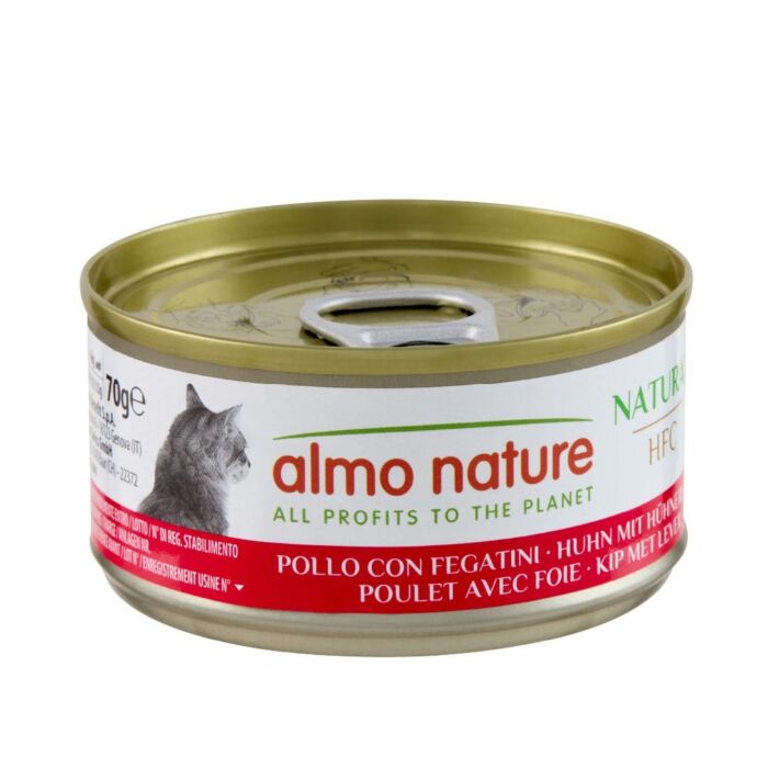 Almo Nature 貓濕糧 - 天然系列 - 雞肉雞肝 70g