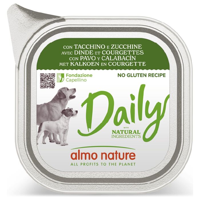 Almo Nature Dog Tray - Daily Natural - Turkey & Zucchini