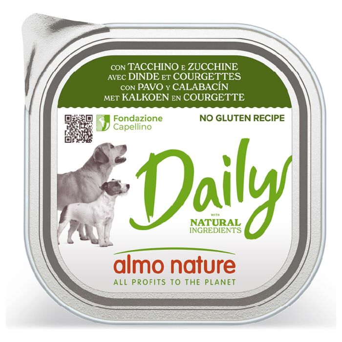 Almo Nature Dog Tray - Daily Natural - Turkey & Zucchini