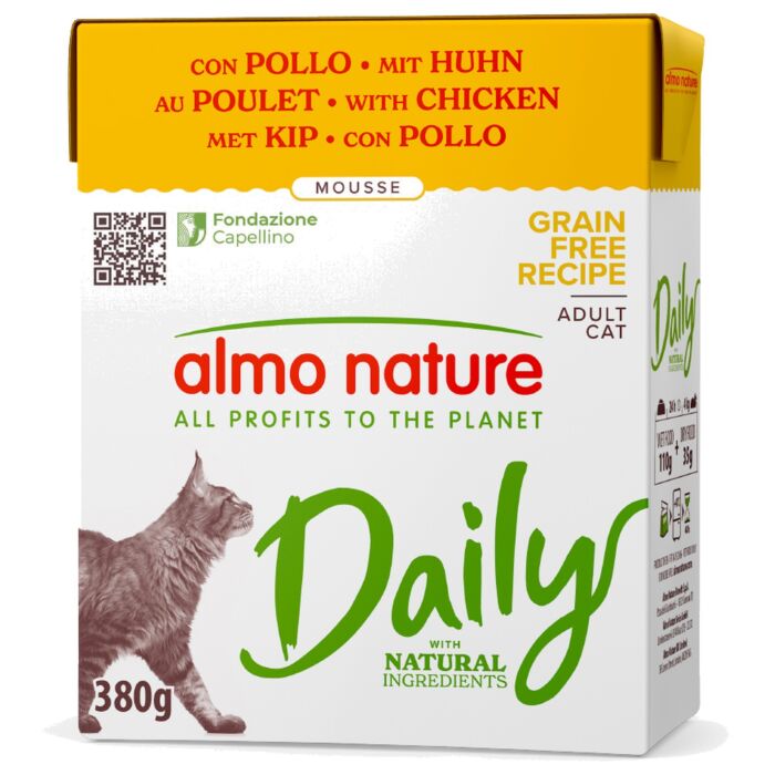 Almo Nature Daily 貓濕糧 Carton - 雞肉 380g