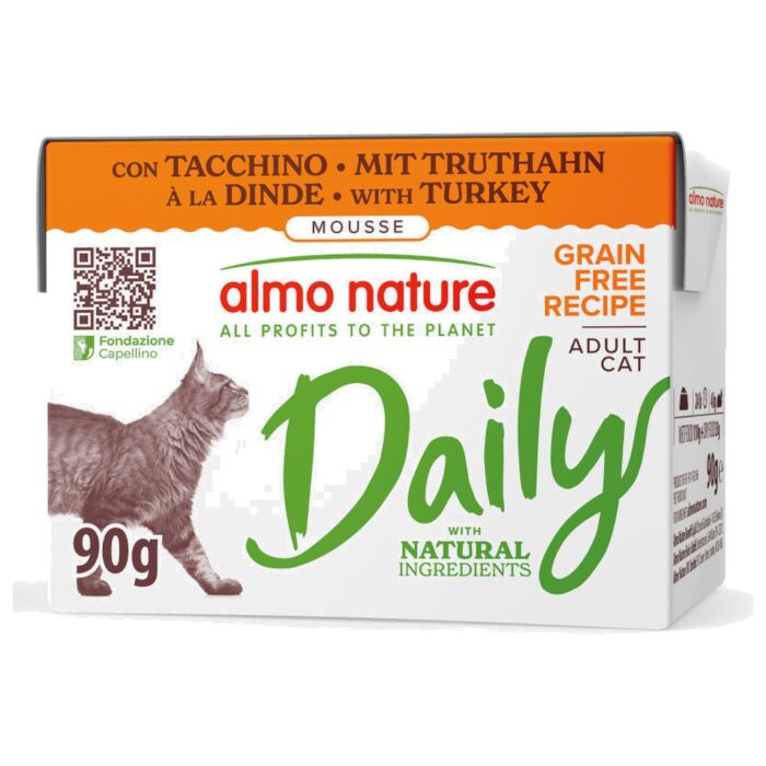 Almo Nature Daily Cat Carton - Turkey 90g