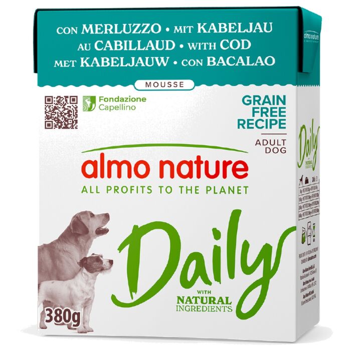 Almo Nature Daily Dog Carton - Cod 380g