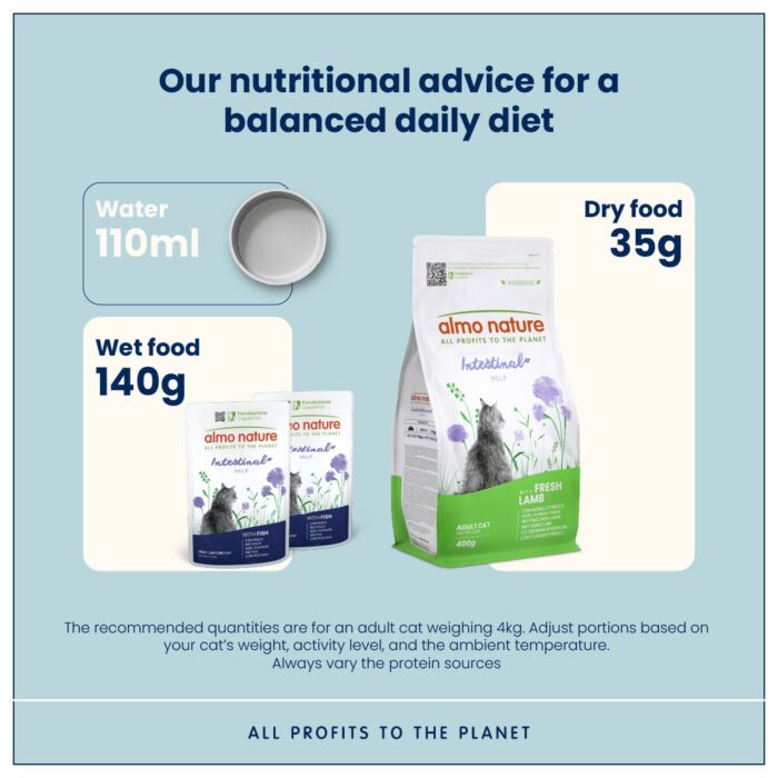 Almo Nature Cat Pouch - Intestinal Help - Fish 70g