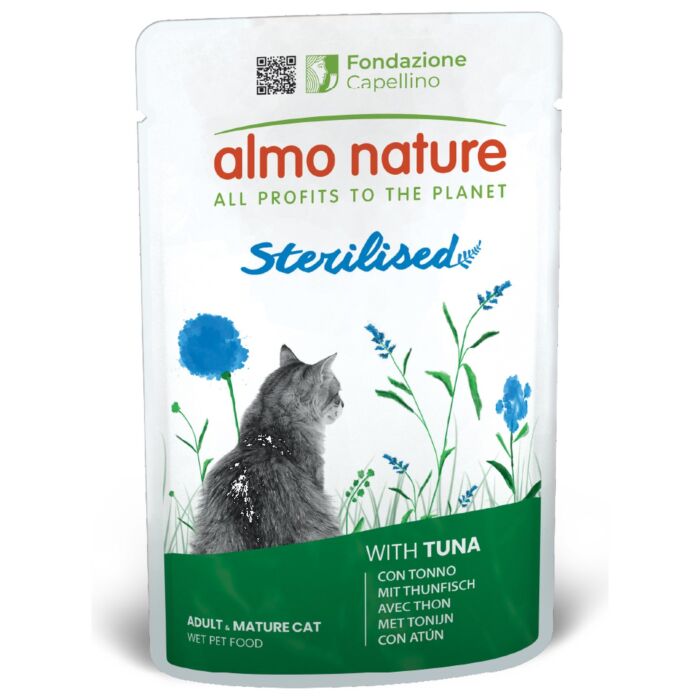 Almo Nature Cat Pouch - Sterilised & Weight Control - Tuna 70g