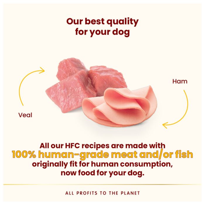 Almo Nature 狗罐頭 - HFC 牛仔肉 火腿 150g