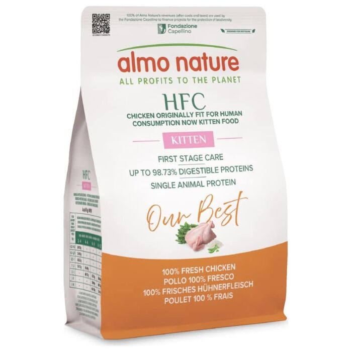 Almo Nature HFC 幼貓糧 - 新鮮雞肉 1.2kg