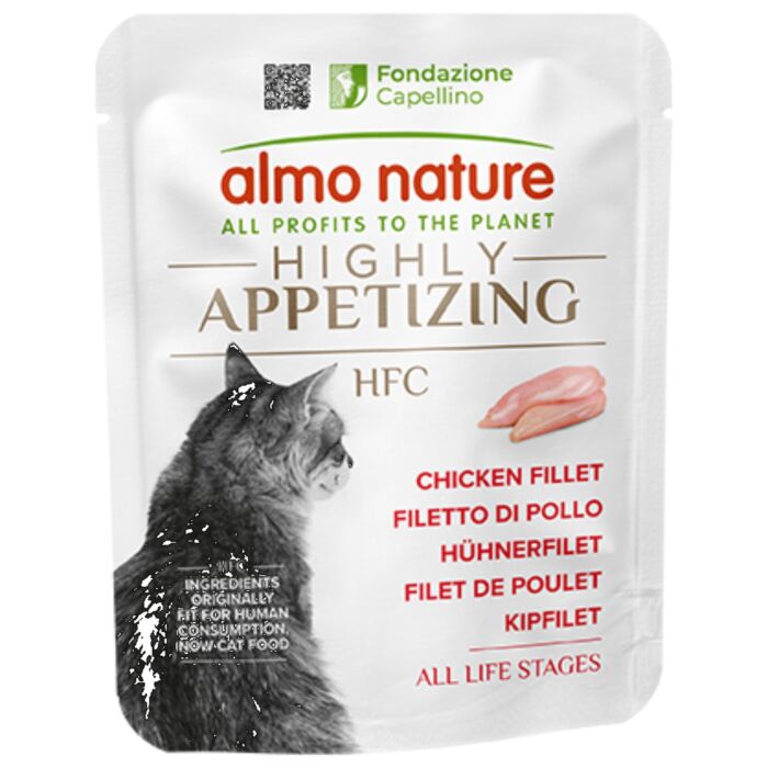 Almo Nature HFC 貓濕糧 - 開胃精華鮮燉包 - 雞柳配方 50g