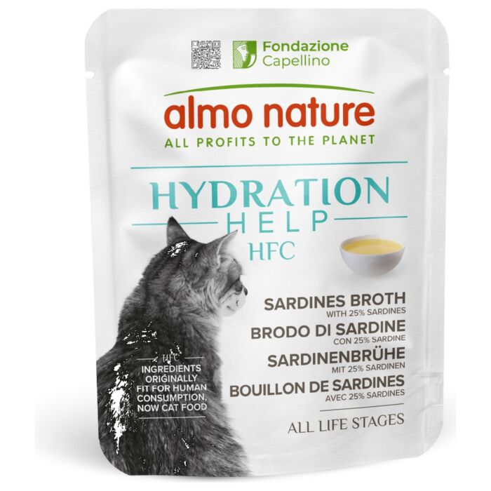 Almo Nature HFC 貓濕糧 - 水潤護理鮮湯包 - 沙丁魚湯+沙丁魚肉配方 50g