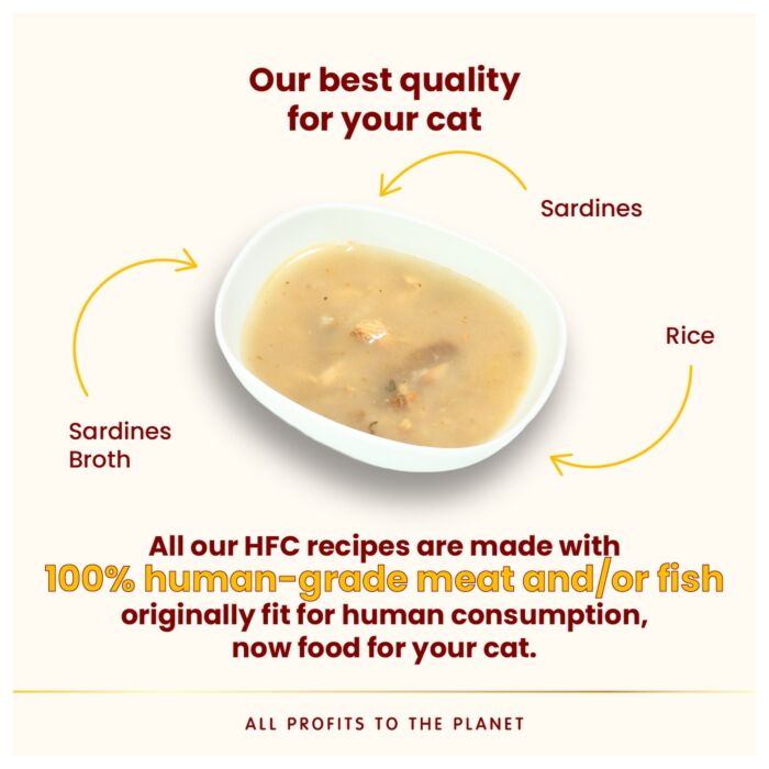 Almo Nature HFC 貓濕糧 - 水潤護理鮮湯包 - 沙丁魚湯+沙丁魚肉配方 50g