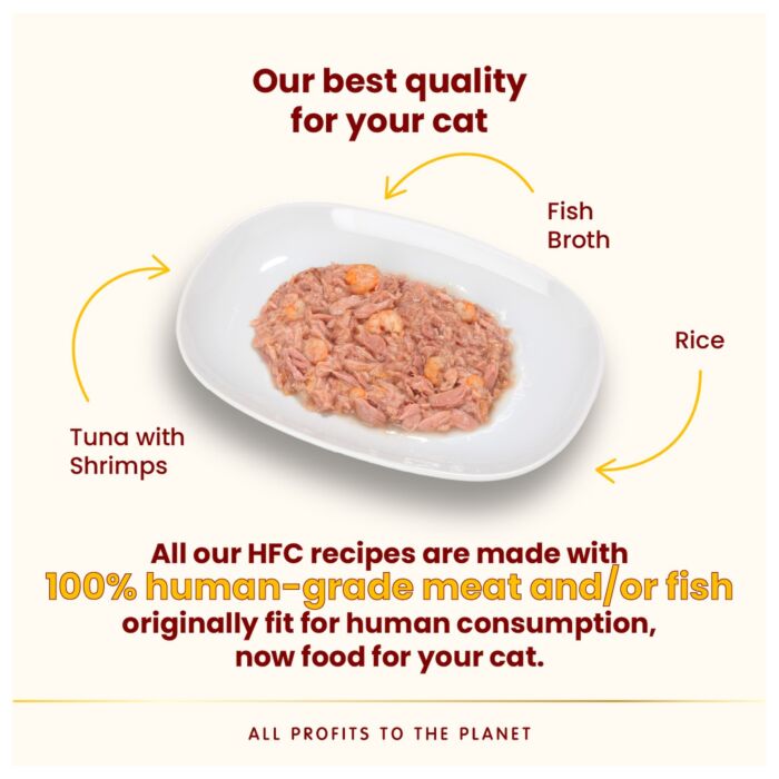 Almo Nature 健怡貓罐頭 HFC 吞拿魚鮮蝦配方 (50g x 4)