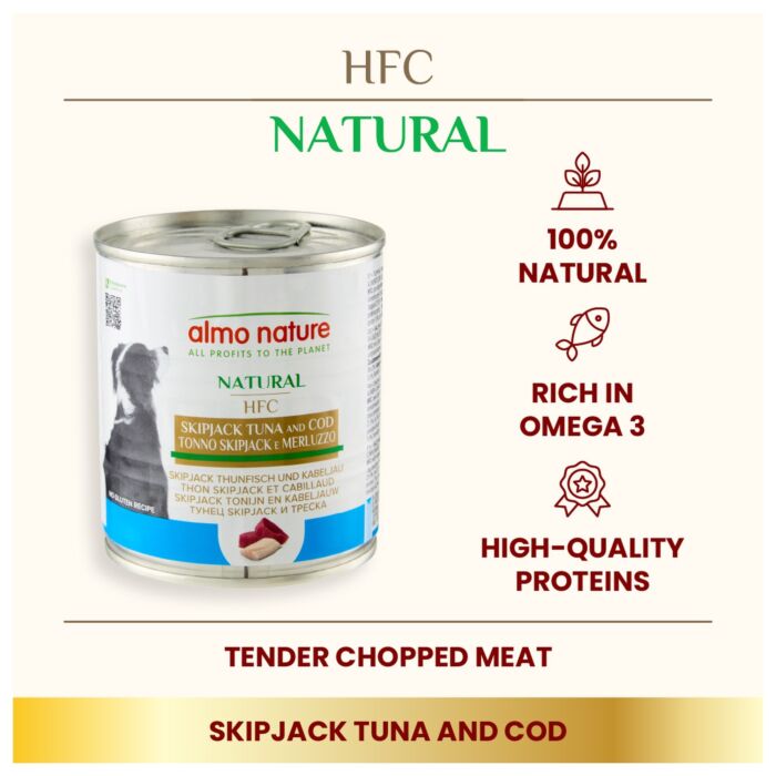 Almo Nature 狗濕糧 - HFC 正鰹吞拿魚 290g