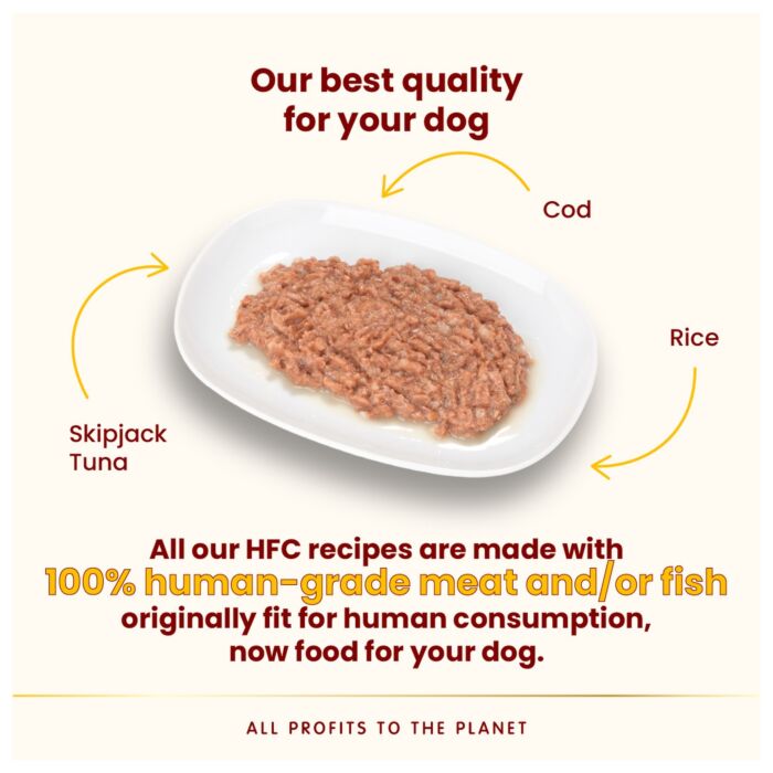 Almo Nature Dog Can - HFC Human Grade - Skipjack Tuna 95g