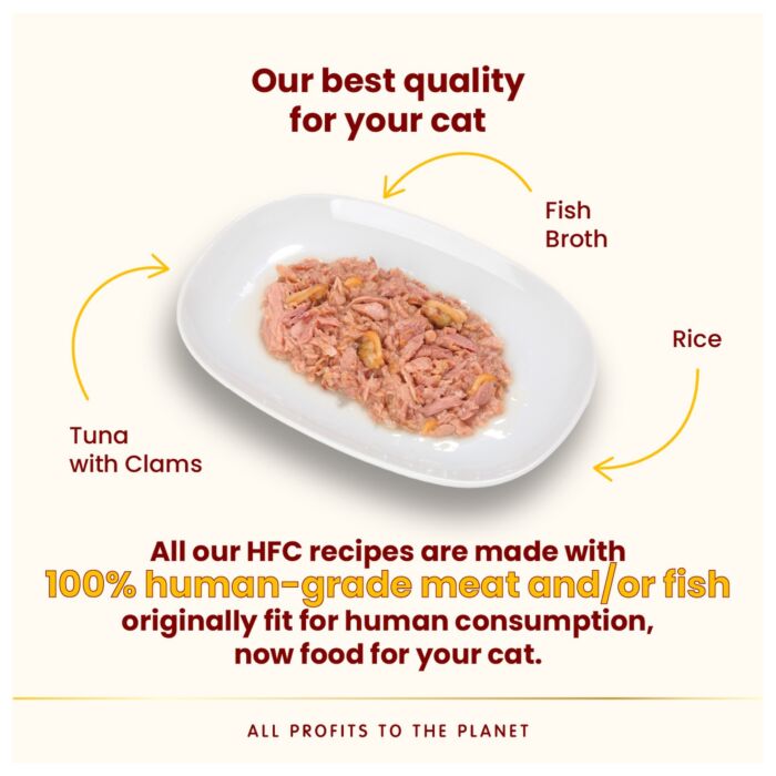Almo Nature 貓濕糧 - 天然系列 - 吞拿魚蜆肉 70g