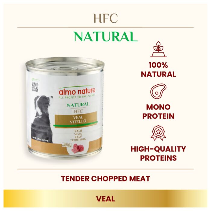 Almo Nature 狗濕糧 - HFC 牛仔肉 290g
