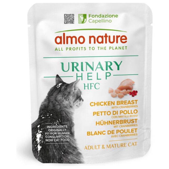 Almo Nature Cat Pouch - HFC Urinary Help Chicken Breast with Cranberries 50g