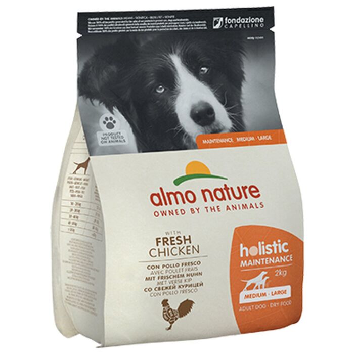 Almo Nature 狗乾糧 - Holistic 中大型犬 - 雞肉配方 2kg - EXP 31-10-2026