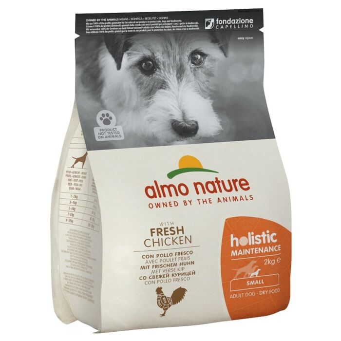 Almo Nature Dog Food - Holistic Small Breed - Chicken & Rice 2kg