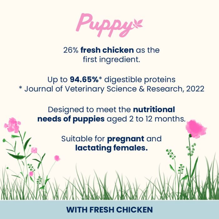 Almo Nature Dog Food - Holistic Small Breed Puppy - Chicken & Rice 2kg