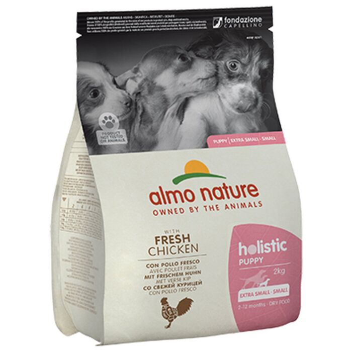 Almo Nature Dog Food - Holistic Small Breed Puppy - Chicken & Rice 2kg