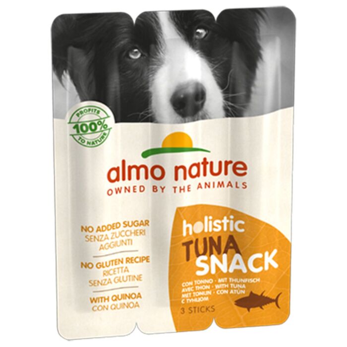 Almo Nature 狗小食 - Holistic吞拿魚肉棒 30g | 10g x 3條