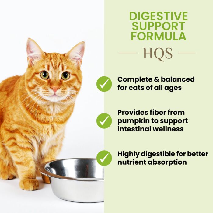 Almo Nature Cat Can - HQS Digestive Support - Chicken with Pumpkin in Gravy 6x50g